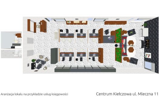 Lokal usługowo-biurowy, ostatni na parterze