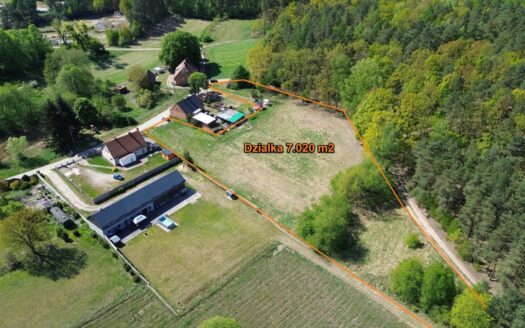 Działka budowlana Kamionka, gm. Chodzież 7 010 m²