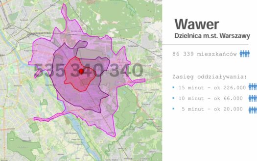 50m od Lidla, 6 boków, parking, 350m kolejna SKM