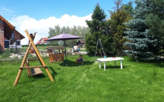 Działka budowlana  domek  Brda, taras 3x5m kominek