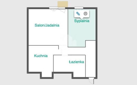Przytulne 2-pokojowe mieszkanie z balkonem