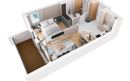 Apartamenty Remedium A.2.1 – w pełni wyposażony