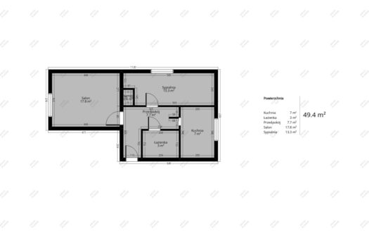 Przestronne, 2 pokojowe mieszkanie, ul Okólna