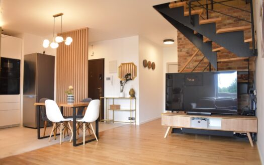 Nowoczesne dwupoziomowe mieszkanie 90 m² + garaż