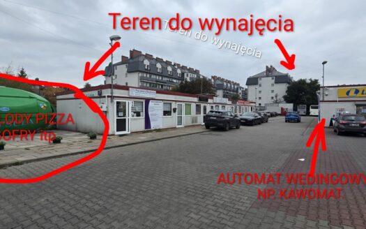 DO WYNAJĘCIA LOKAL HANDLOWO-USŁUGOWY , TEREN