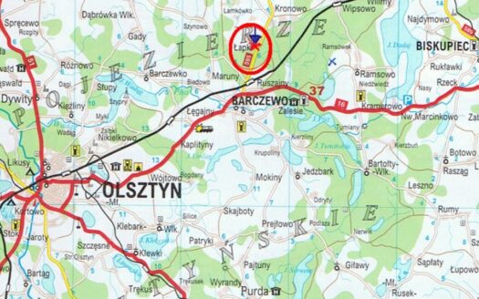 Sprzedam Działkę bud.- 766 m2 -Łapka k/Barczewa