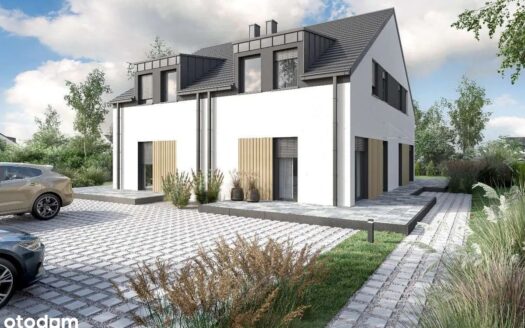 Nowoczesny dom w zabudowie bliźniaczej Pobiedziska