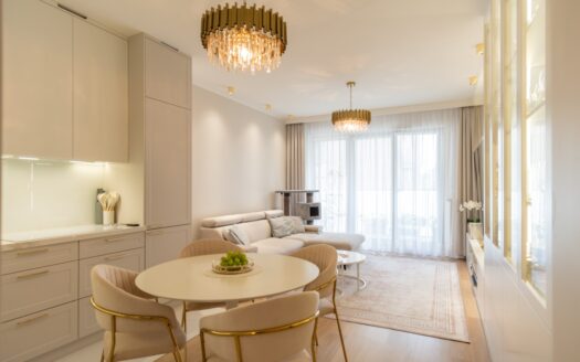 Apartament w Wilanowie z widokiem na zieleń