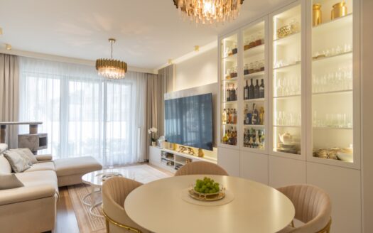 Apartament w Wilanowie z widokiem na zieleń