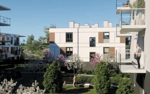 Kawalerka Ursynów Mokotów – niska zabudowa, zieleń