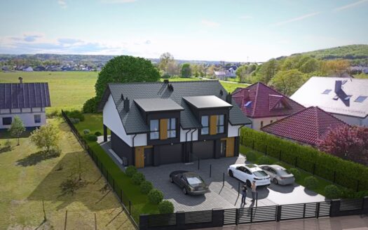 Dom bliźniak- fotowoltaika, pompa ciepła, klima