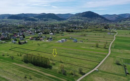 Panoramiczna działka w Lipowej, Beskid Żywiecki