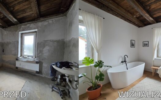 Mieszkanie w domu (dół lub góra) | ogródek | garaż