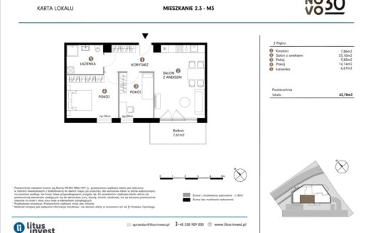 Mieszkanie w Kameralnym budynku Jasień