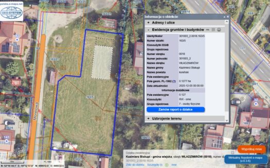 Działka Władzimirów blisko Konina