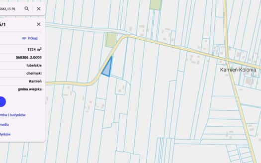 Sprzedam działki: rolną i budowlaną Kamień-Kolonii