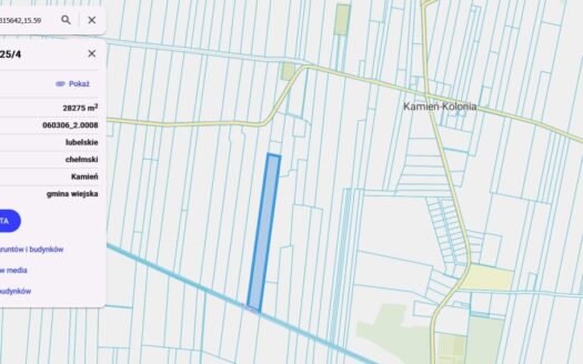 Sprzedam działki: rolną i budowlaną Kamień-Kolonii