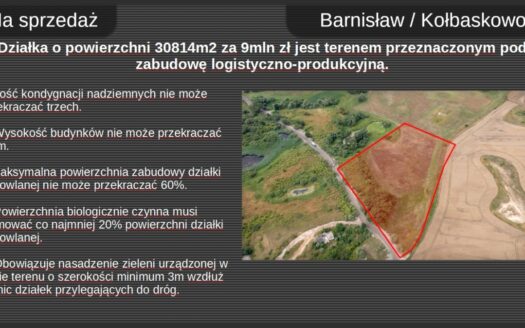 Kołbaskowo podzabudowę logistyczno-produkcyjną