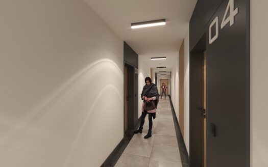 Nowoczesne 4-pokojowe mieszkanie z balkonem