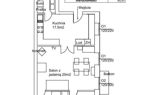 Mieszkanie w centrum 82m2 4 pokoje wysoki standard