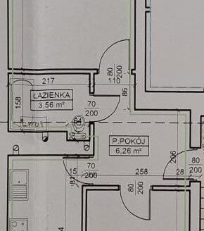 2-pokojowe mieszkanie 44,51 m² – Nowa Huta, Kraków