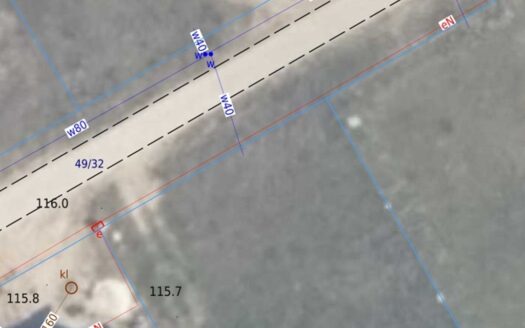 działka 1110m budowlana z planem zagospodarowania