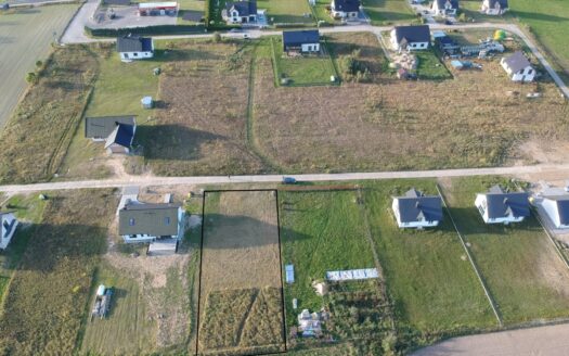 działka 1110m budowlana z planem zagospodarowania