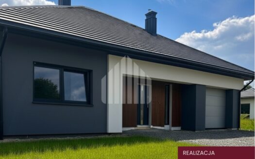 Dom parterowy z dużą działką-nowy etap inwestycji!
