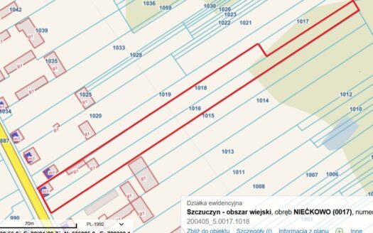 SIEDLISKO W NIEĆKOWIE GM. SZCZUCZYN