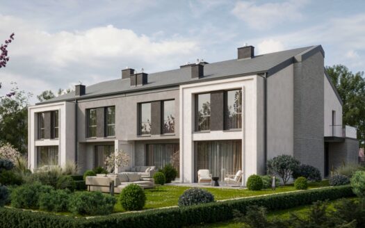 Nowoczesny szereg z widokiem na jezioro | Straszyn