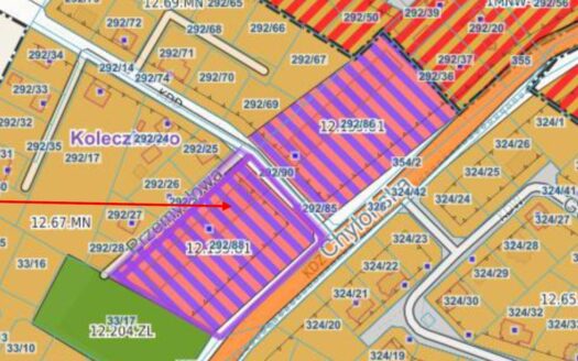 GRUNT INWESTYCYJNY MPZP U1 + HALA 0.75 ha