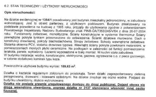 Konkurs syndyka – dom w miejscowości Łękawica