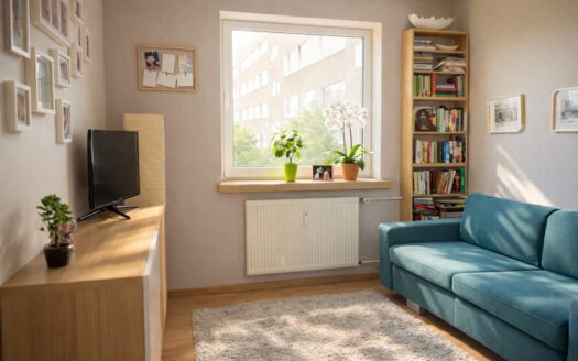 3 pokoje 67 m² | balkon | jasne | bez remontu