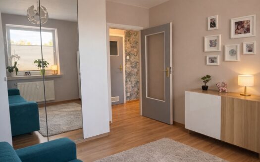 3 pokoje 67 m² | balkon | jasne | bez remontu