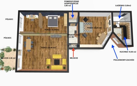 Zabrze Centrum 3-Pokojowe Mieszkanie z Potencjałem