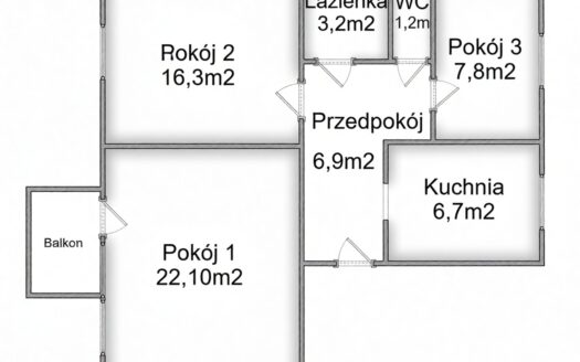 Mieszkanie do remonta – Rzeszów – Ślusarczyka 64m2