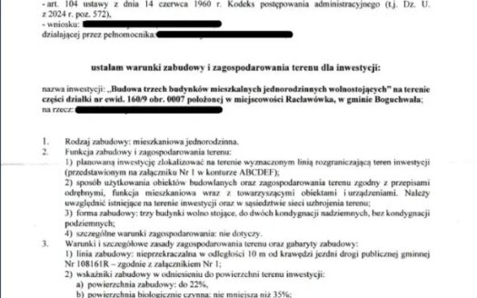Piękna działka widokowa z warunkami zabudowy