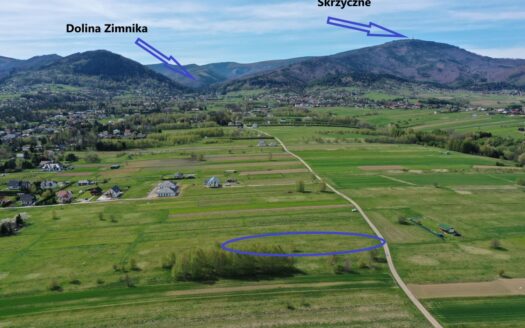 Działka z widokiem na panorame gór, Lipowa, Żywiec