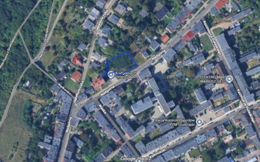Działka budowlana centrum miasta Grudziądza