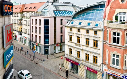 Dwupoziomowy lokal z parkingiem przy Agorze Bytom