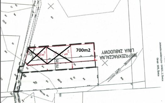 Działka budowlana na sprzedaż bez pośredników 700m