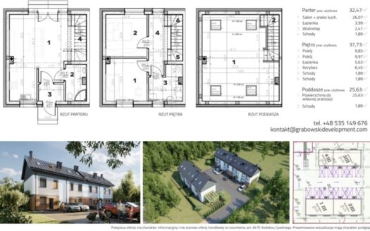 Nowy segment narożny z dużym ogrodem 150m2 w cenie