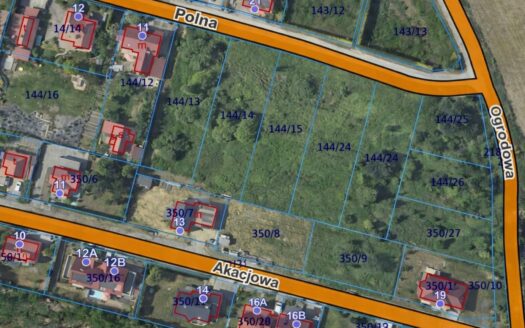 Dobrzykowice Polna działki 1250 m 3 działki media