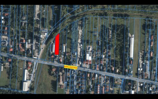 Bielany, Arkuszowa – plac 2110 m² pod firmę