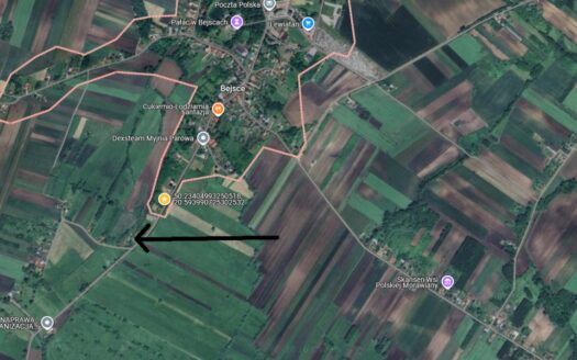 Działka 1000m2 10arów zWZ Bejsce Kazimierza Wielka