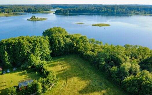 Działka nad wodą-3029 m2 z linią brzegową