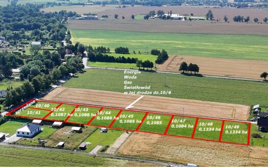 Sprzedam atrakcyjne działki budowlane w Śmiechowie