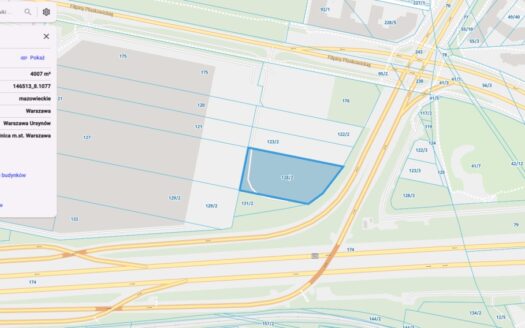 DZIAŁKA INWESTYCYJNA 4009 M² | URSYNÓW | MPZP 4 U