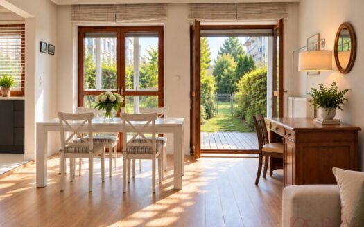 Apartament z ogrodem Wilanów Królewski