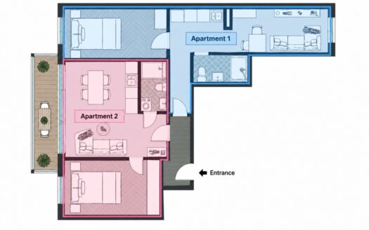 Gotowiec inwestycyjny | 2x 2-pok CENTRUM | 7% ROI